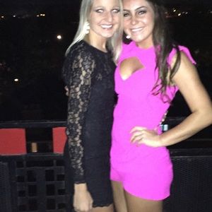 Black lace Express Dress